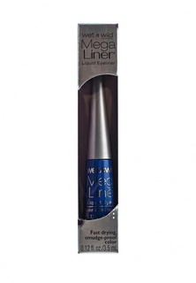 Подводка Wet n Wild Для Глаз Жидкая С Кисточкой Megaliner Liquid Eyeliner E34688 nightingale