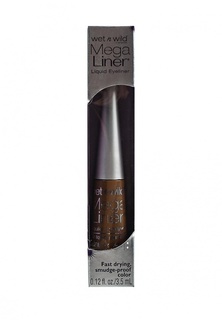 Подводка Wet n Wild Для Глаз Жидкая С Кисточкой Megaliner Liquid Eyeliner E34680 jollywood