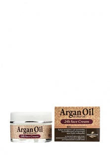 Крем Argan Oil для лица уход 24 ч для нормальной и сухой кожи, 50 мл