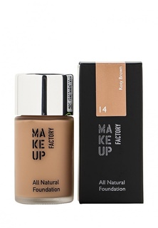 Тональный крем Make Up Factory Матирующий All Natural Foundation тон 14 розово-коричневый