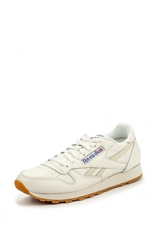 Кроссовки Reebok Classics CL LTHR VINTAGE     CHLK/PPRWHT/RYL/RED