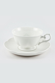 Чайная пара 180 мл "White" Royal Bone China