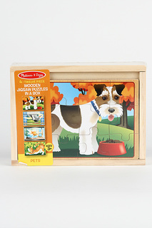 Деревянные пазлы в коробке Melissa & Doug