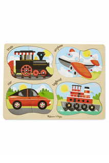 Пазл Транспорт, 4 в 1 Melissa & Doug