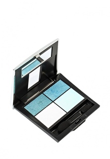 Тени Make Up Factory для глаз Eye Colors, тон 33 морская волна, темная бирюза, светло-салатовый, белый