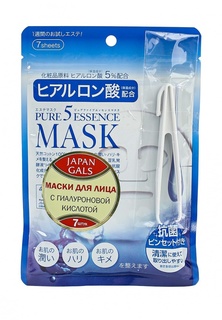 Маска Japan Gals с гиалуроновой кислотой Pure5 Essential, 7 шт