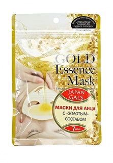 Набор Japan Gals Маска с «золотым» составом Essence Mask 7 шт