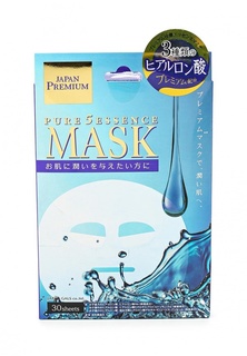 Набор масок Japan Gals для лица c тремя видами гиалуроновой кислоты, 30 шт