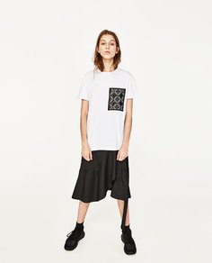 Футболка с карманом Zara