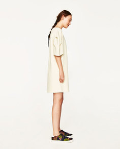 Кроссовки с цветочным принтом Zara