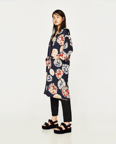 Жакет-кимоно с принтом Zara