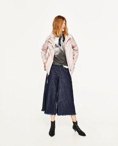 Короткая куртка из водоотталкивающей ткани Zara