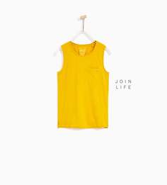 Базовый топ без рукавов Zara