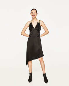 Платье в бельевом стиле Zara