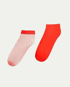 Набор из 2 пар сетчатых носков Zara