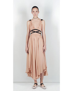 Платье с контрастными лентами studio Zara