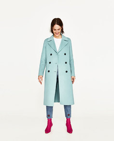 Пальто с пуговицами Zara