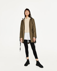 Парка из водоотталкивающей ткани Zara