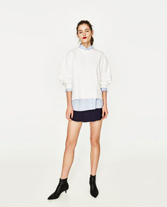 Толстовка с объемными рукавами Zara