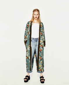 Кимоно с принтом Zara