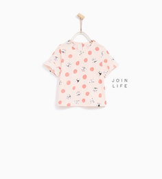 Футболка с принтом Zara
