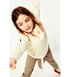 Толстовка с металлизированным пятнистым принтом Zara