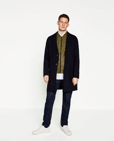 Шерстяное пальто Zara