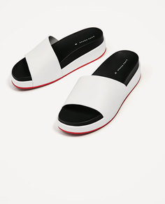 Сандалии на платформе Zara