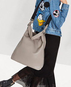 Сумка-мешок с ручкой с узлом Zara