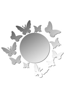 Зеркало "Кружащие бабочки" W-ERA