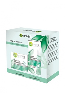 Набор Garnier Антивозрастной уход Сияние молодости 25+, Крем для лица дневной 50 мл, Крем для кожи вокруг глаз 15 мл