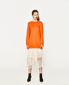 Толстовка в стиле oversize Zara