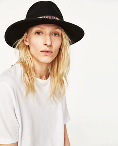 Шляпа с металлическими деталями Zara