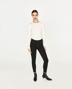 Свитер с воланами на рукавах Zara