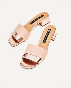Сандалии на каблуке Zara