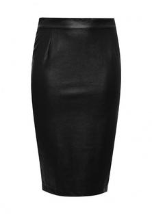Юбка Lost Ink Plus PENCIL SKIRT IN PU