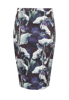 Юбка LOST INK PLUS PENCIL SKIRT IN TULIP PRINT
