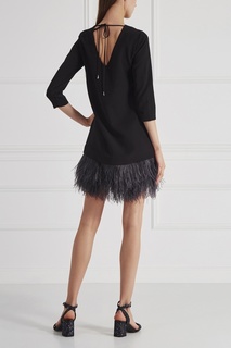 Платье со страусиными перьями T Skirt