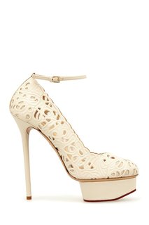 Кожаные туфли Scribble Dolores Charlotte Olympia