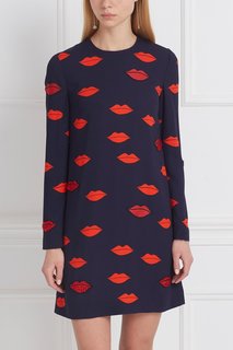 Платье с нашивками Victoria Victoria Beckham
