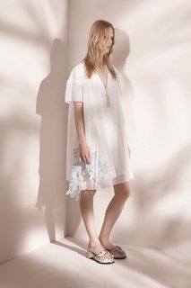 Платье из хлопка и шелка No.21