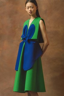 Хлопковое платье Delpozo