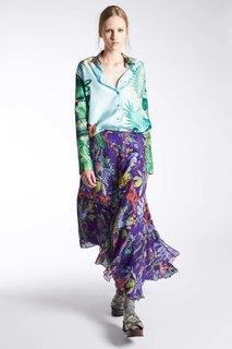 Шелковая блузка Rochas