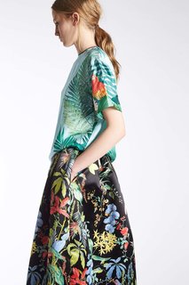 Юбка с принтом Rochas