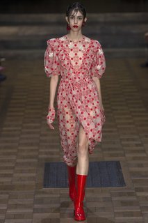 Кожаные сапоги Simone Rocha