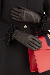 Кожаные перчатки Gucci