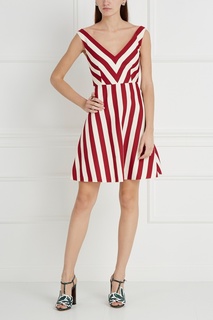 Платье из хлопка и шелка Red Valentino