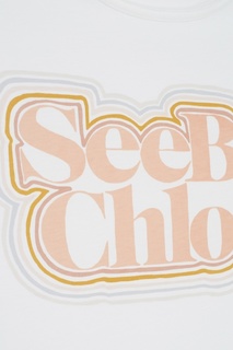 Хлопковая футболка See By Chloé