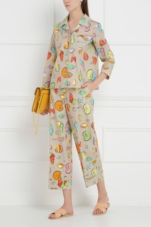Хлопковая блузка Boutique Moschino