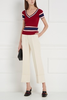 Комбинированный пуловер Red Valentino